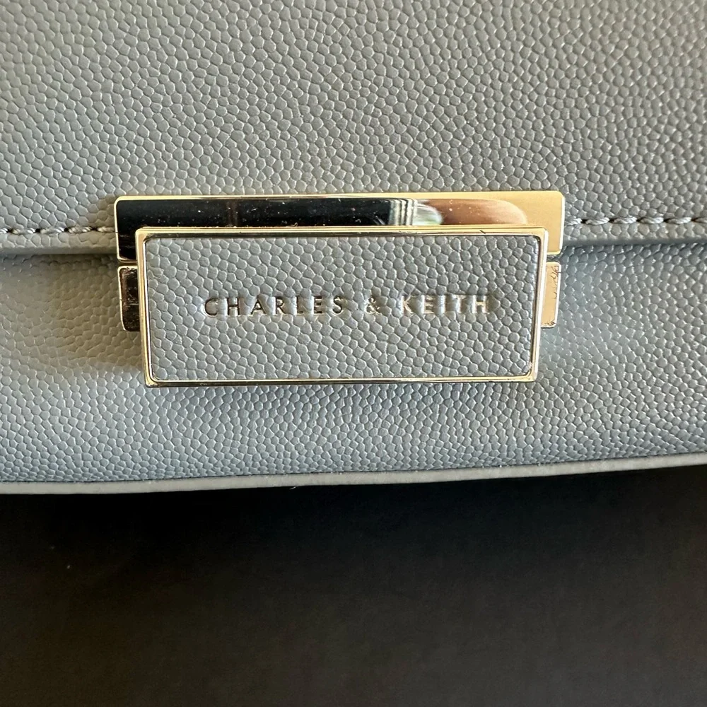 Singapore brand Charles and Keith mini bag with chain strap. - Picture 2 of 7